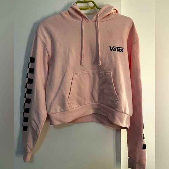 Women’s cropped Vans hoodie - Picture 1 of 2